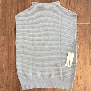 NWT Worthington Charcoal Ribbed Knit Sweater